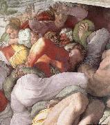 Michelangelo Buonarroti The Brazen Serpent Sweden oil painting artist